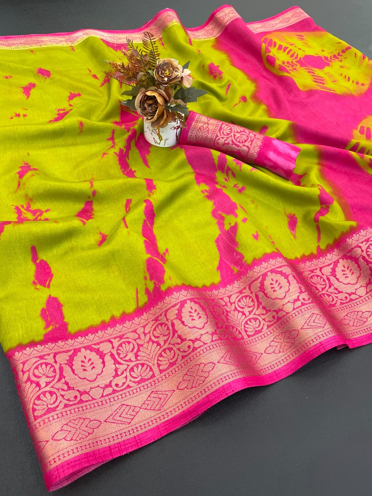 Designer Freehand Saree 4